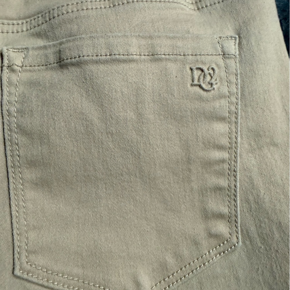DG2 by Diane Gilman Cream Floral Skinny Jeans - Picture 5 of 9